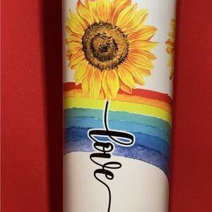 Sunflower Rainbow Tumbler